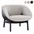 Modern Armchair in Limea Design 3D model small image 2