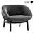 Modern Armchair in Limea Design 3D model small image 3