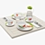 Luminarc "Sweet Impression" Dinnerware Set 3D model small image 1