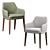 Modern Designer Sabien Armchair 3D model small image 3