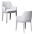 Modern Designer Sabien Armchair 3D model small image 5