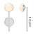 Elegance Defined: Pedra Sconce 3D model small image 2