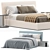 Modern Design Mesh Bed Furniture 3D model small image 2