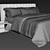 Modern Design Mesh Bed Furniture 3D model small image 3