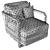Elite Style Hampton Armchair 3D model small image 7