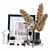 Pampas Grass Decor Set 3D model small image 2