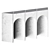 ROSSATO LAUREN Console Table 3D model small image 2