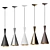 Modern Dual Cone Pendant Light 3D model small image 4