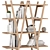 Nuvola Rossa Display Shelf 3D model small image 3