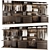Industrial Loft Wardrobe: Modular Design 3D model small image 1