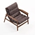 Elegant Ipanema Armchair with Textures 3D model small image 4
