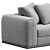 Luxurious Flexform Asolo Sofa Set 3D model small image 2
