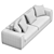 Luxurious Flexform Asolo Sofa Set 3D model small image 4