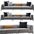  Contemporary Arcade 3-Seat Sofa 3D model small image 2