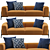 Modern 2-Seater Arcade Sofa 3D model small image 3