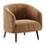 Elegant AMALFI Armchair Version 3D 3D model small image 2