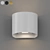  Sleek Metal Sconce Trio 3D model small image 1