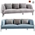 Modern Comfort Caillou Sofa 3D model small image 1
