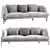 Modern Comfort Caillou Sofa 3D model small image 2