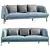 Modern Comfort Caillou Sofa 3D model small image 3