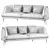 Modern Comfort Caillou Sofa 3D model small image 5