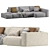 Eten Vertical Mix Sofa Ensemble 3D model small image 3