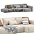 Eten Vertical Mix Sofa Ensemble 3D model small image 5