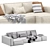 Eten Vertical Mix Sofa Ensemble 3D model small image 7