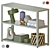 Minimalist Design Bookshelf 3D Model 3D model small image 1