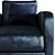 Modern Leather Armchair Charmine 2015 3D model small image 2