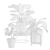 Exotic Indoor Plants Pack Bundle 3D model small image 3