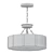 Industrial Drum Chandelier 3D model small image 2