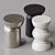 AM.PM. Metal Side Tables Set 3D model small image 3
