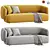  Sleek NOAH Sofa Render Corona 3D model small image 1