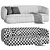  Sleek NOAH Sofa Render Corona 3D model small image 3