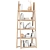 Modern Scandinavian Style Shelving Unit 3D model small image 1