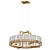Glowing Halo Pendant Chandelier 3D model small image 1