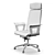 Executive Leather Swivel Chair Putin 3D model small image 5