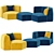 Realistic 3D Model Panorama Sofa 3D model small image 1