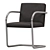 Modern Tubular Brno Chair Model 3D model small image 2