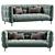 Modern Husk Sofa in 3D 3D model small image 3