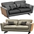 Mizar Modular Sofa: Stylish Elegance 3D model small image 3