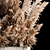 Pampas Reed Bouquet in Concrete Vase 3D model small image 5