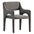 Godard Luxury Dining Chair 3D model small image 3