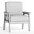 Boltz Stylish Wide Armchair 2022 3D model small image 4