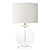 Crystal Glass Table Lamp Elegant 3D model small image 1