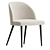 Boucle Dining Chair in Camill 3D model small image 1