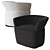 Josephine Armchair 3D Model Revit 3D model small image 3