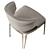 Sculptural Elegance Dining Chair 3D model small image 5