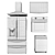 LG Kitchen Appliances Collection 3D model small image 11